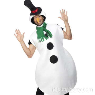 Costume da neve per le vacanze di Natale con sciarpa